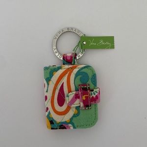 NEW mint paisley Vera Bradley mirror keychain!!